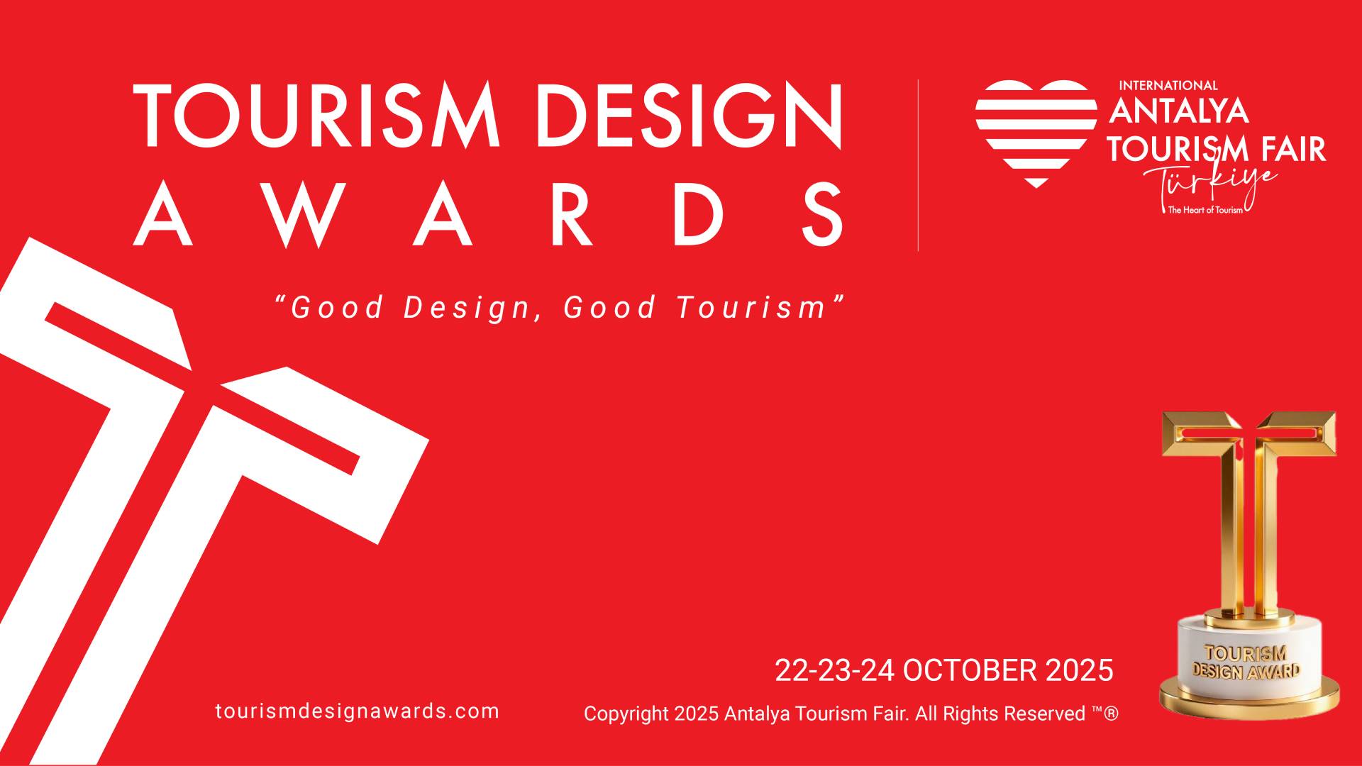 ATF25, “Good Design, Good Tourism” Sloganıyla Tourism Design Awards’ı Duyurdu