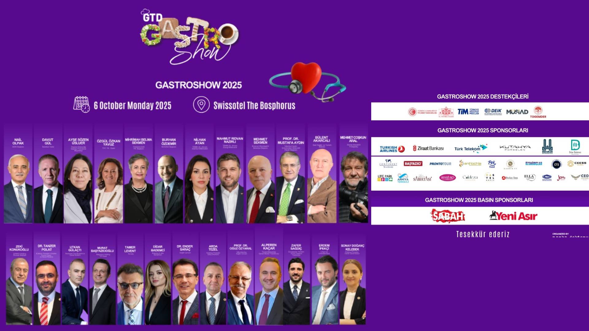 Gastronomi ve Turizmin Buluşma Noktası “GastroShow 2025” başlıyor.