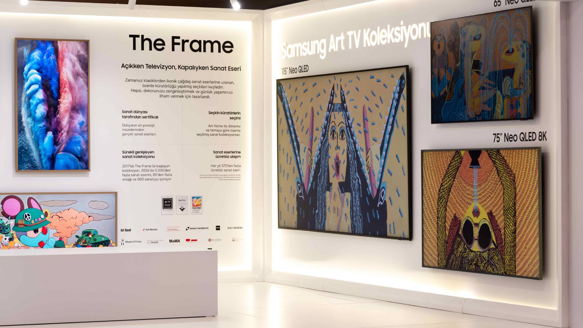 Samsung, dijital sanatın geleceğini CI BLOOM Sanat Fuarı’nda sergiledi..