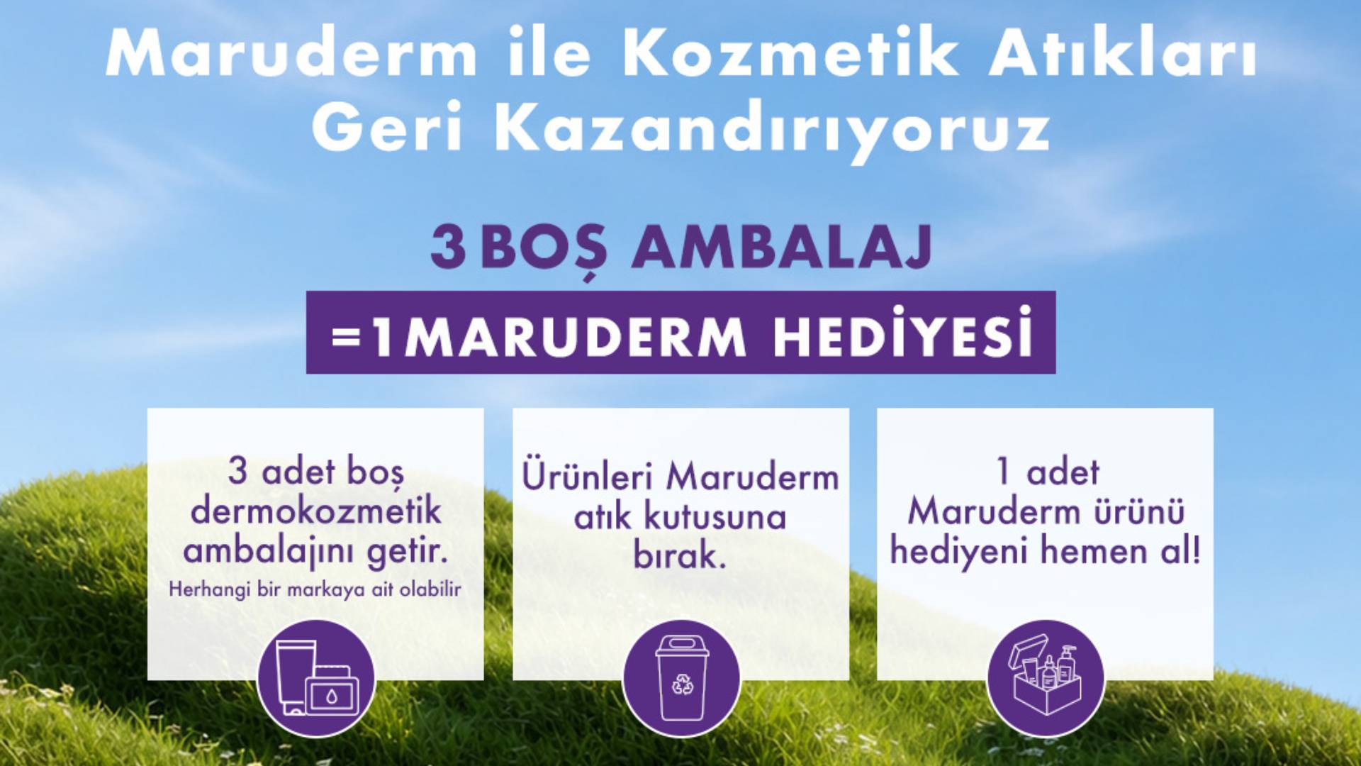 Maruderm’den Çevre İçin Güçlü Adım: “Geleceğe İz Bırakma” Projesi Başladı..